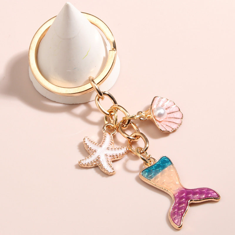 Wholesale Metal Mermaid Keychain